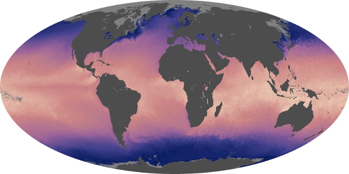 Global Map Sea Surface Temperature Image 2