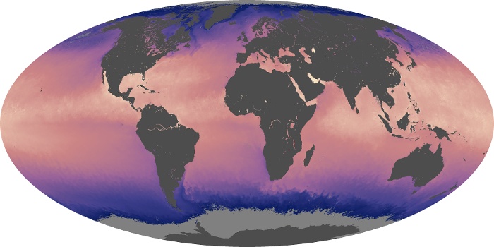 Global Map Sea Surface Temperature Image 50
