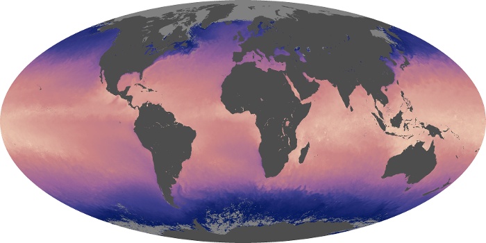 Global Map Sea Surface Temperature Image 6