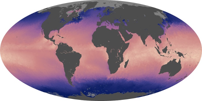 Global Map Sea Surface Temperature Image 55