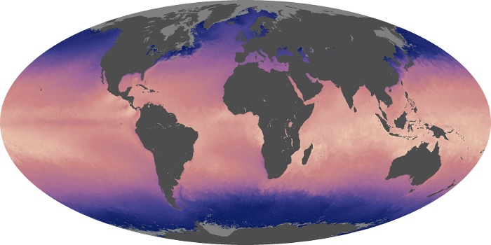 Global Map Sea Surface Temperature Image 8