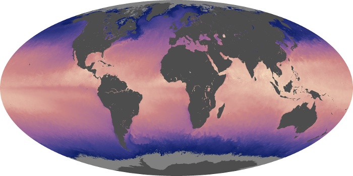 Global Map Sea Surface Temperature Image 95