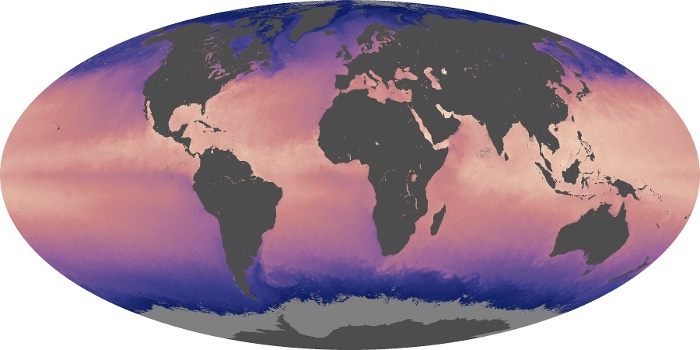 Global Map Sea Surface Temperature Image 97