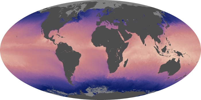 Global Map Sea Surface Temperature Image 66