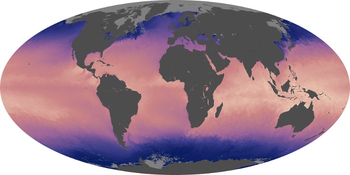 Global Map Sea Surface Temperature Image 85