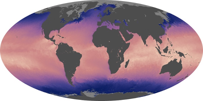 Global Map Sea Surface Temperature Image 86