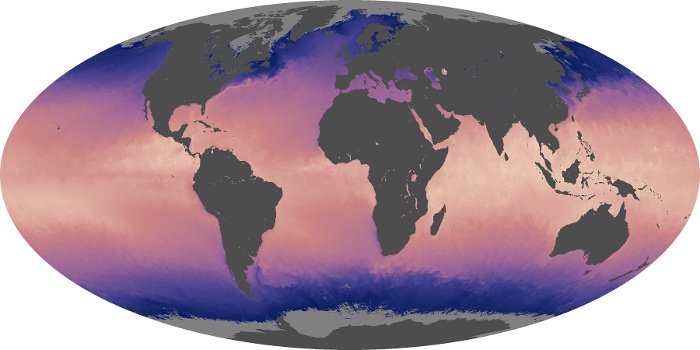 Global Map Sea Surface Temperature Image 88