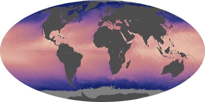 Global Map Sea Surface Temperature Image 90