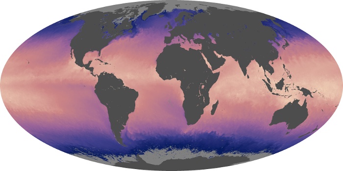 Global Map Sea Surface Temperature Image 95