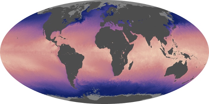 Global Map Sea Surface Temperature Image 81