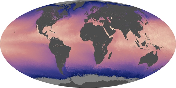 Global Map Sea Surface Temperature Image 135