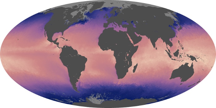 Global Map Sea Surface Temperature Image 91