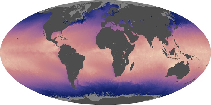 Global Map Sea Surface Temperature Image 93