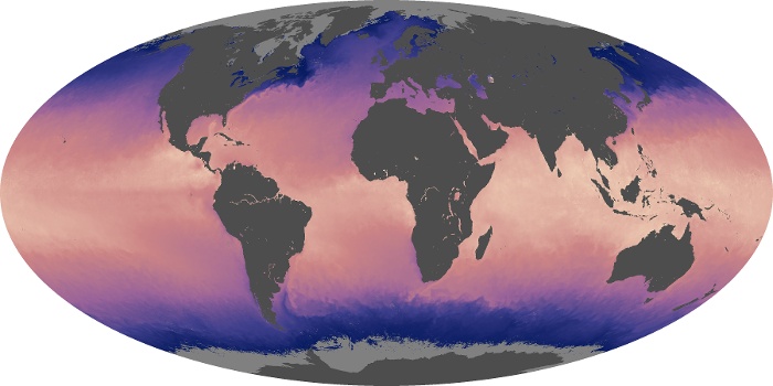 Global Map Sea Surface Temperature Image 142