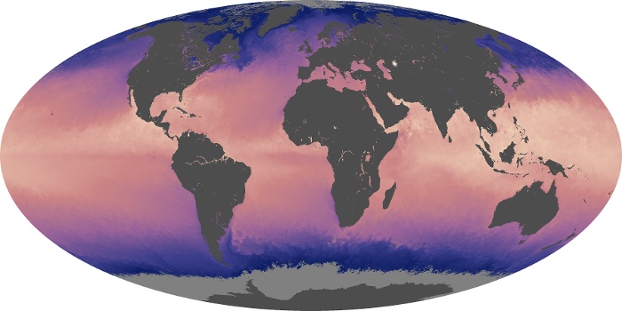 Global Map Sea Surface Temperature Image 144