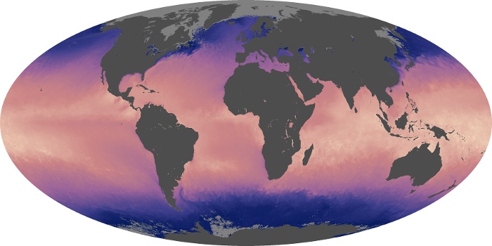 Global Map Sea Surface Temperature Image 121