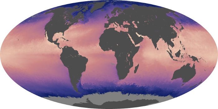 Global Map Sea Surface Temperature Image 127