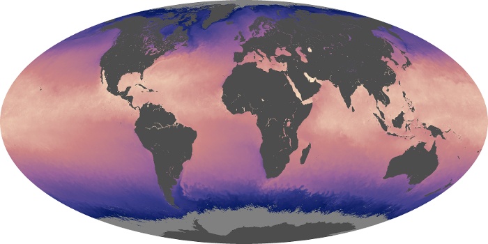 Global Map Sea Surface Temperature Image 159