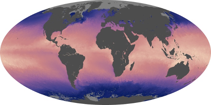 Global Map Sea Surface Temperature Image 174