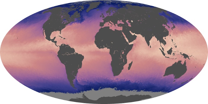 Global Map Sea Surface Temperature Image 180