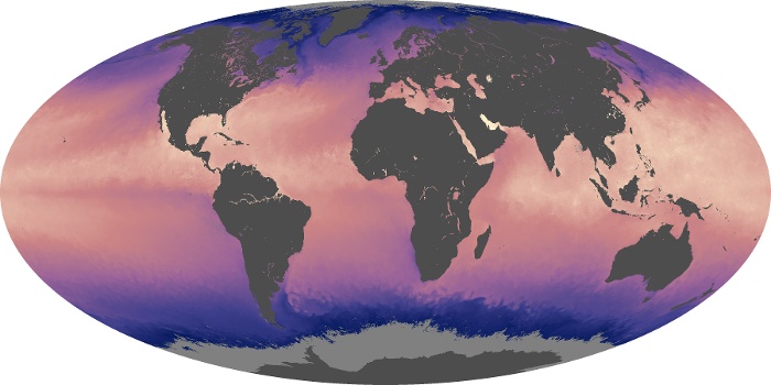 Global Map Sea Surface Temperature Image 182