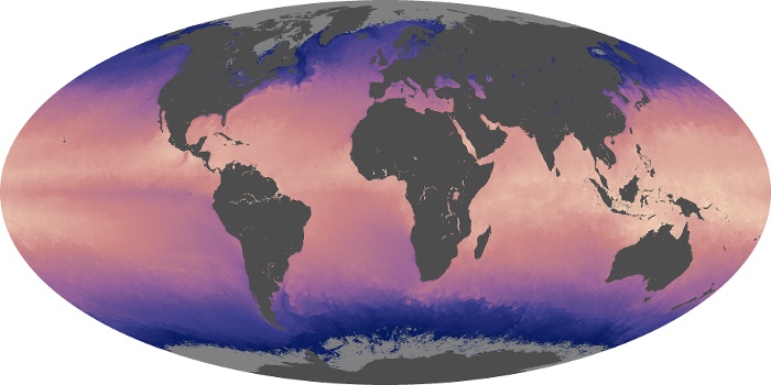 Global Map Sea Surface Temperature Image 185