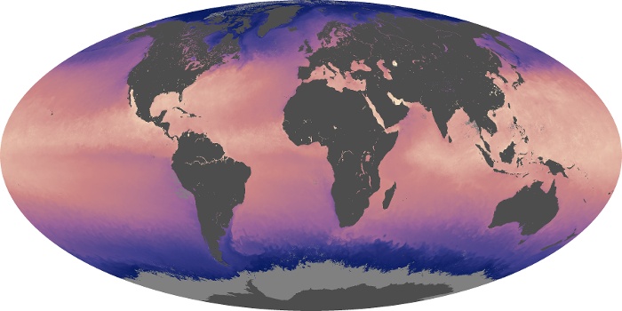 Global Map Sea Surface Temperature Image 194