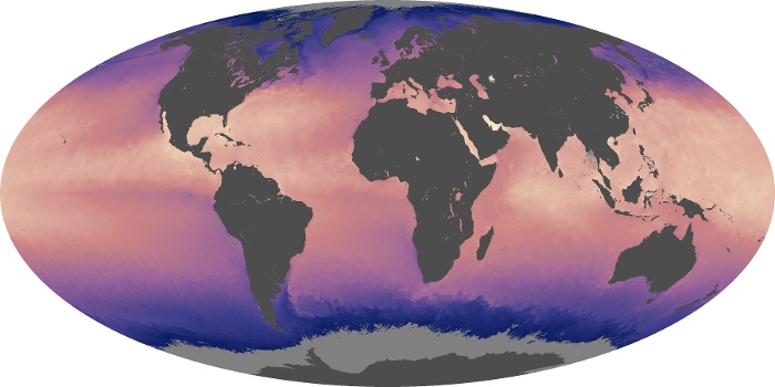 Global Map Sea Surface Temperature Image 158