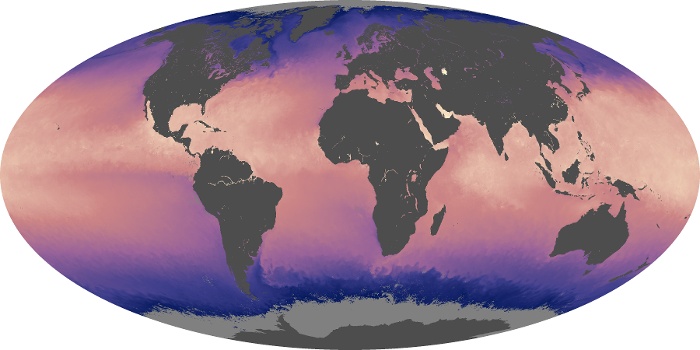 Global Map Sea Surface Temperature Image 207
