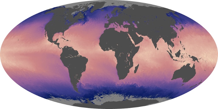 Global Map Sea Surface Temperature Image 209