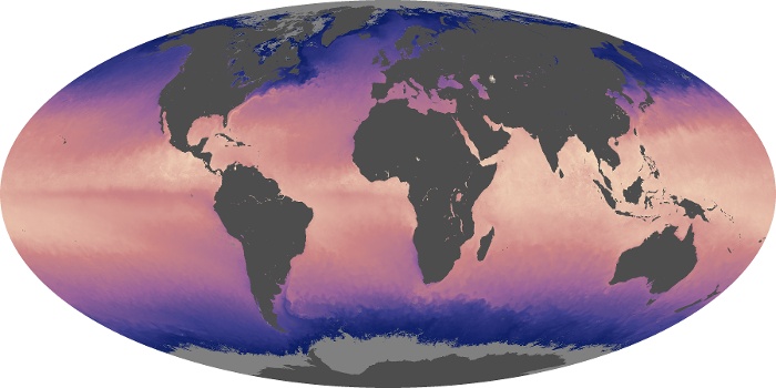 Global Map Sea Surface Temperature Image 167