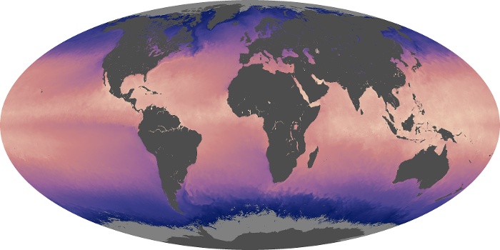 Global Map Sea Surface Temperature Image 232