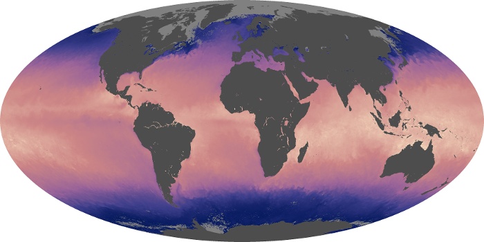Global Map Sea Surface Temperature Image 235