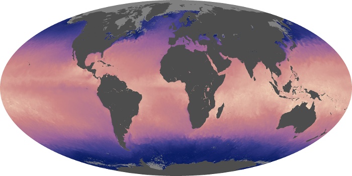 Global Map Sea Surface Temperature Image 187