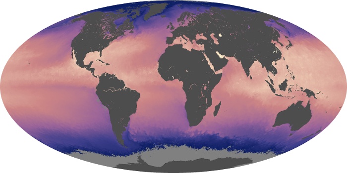 Global Map Sea Surface Temperature Image 242