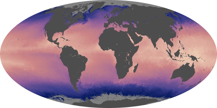 Global Map Sea Surface Temperature Image 197