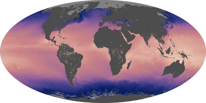 Global Map Sea Surface Temperature Image 246