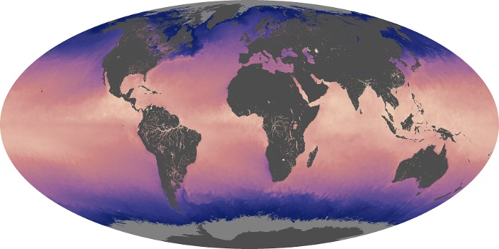 Global Map Sea Surface Temperature Image 251