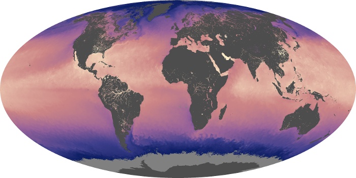 Global Map Sea Surface Temperature Image 254