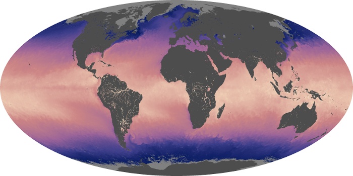 Global Map Sea Surface Temperature Image 261