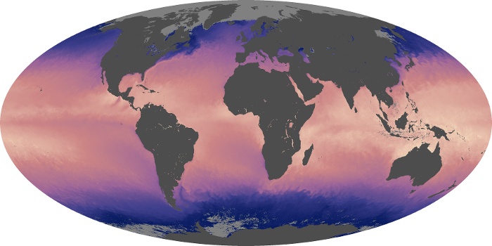 Global Map Sea Surface Temperature Image 270