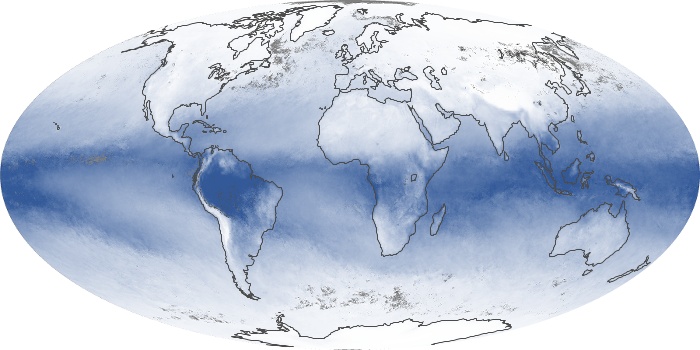 Global Map Water Vapor Image 6
