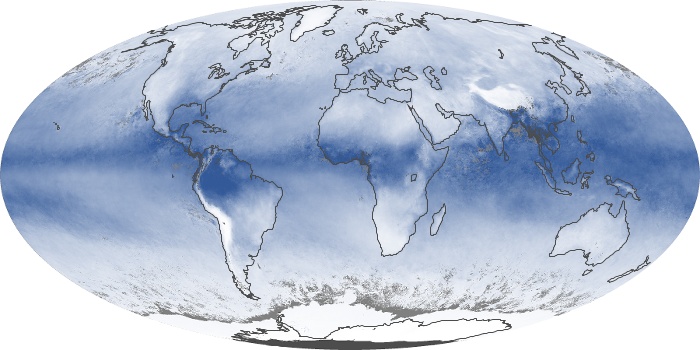 Global Map Water Vapor Image 12