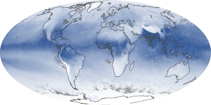 Global Map Water Vapor Image 14