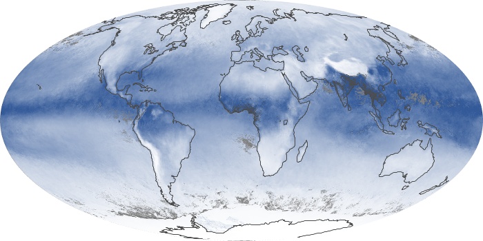 Global Map Water Vapor Image 26