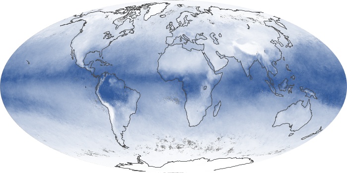 Global Map Water Vapor Image 28