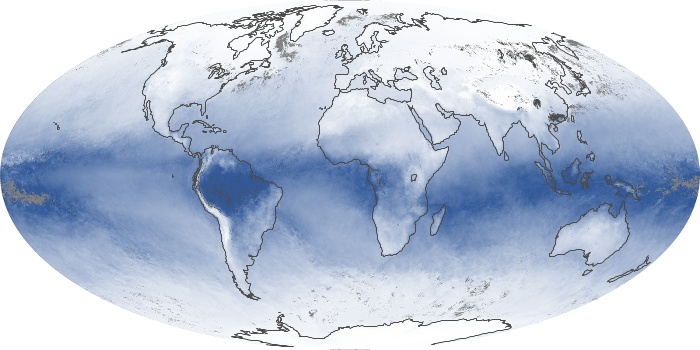 Global Map Water Vapor Image 2