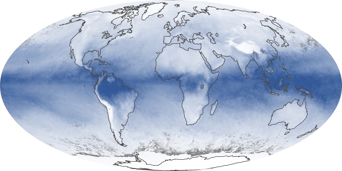 Global Map Water Vapor Image 5