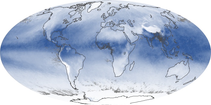 Global Map Water Vapor Image 38