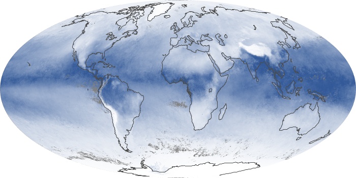Global Map Water Vapor Image 39